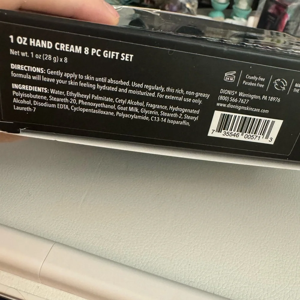 Dionis goat milk hand cream set of 8 - Picture 8 of 8